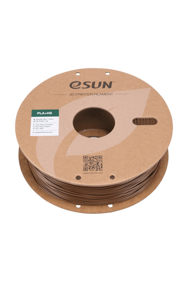 eSUN PLA+HS Kahverengi Filament 1.75mm 1kg