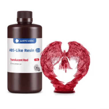 Anycubic ABS Like Resin 2.0 - Transparan Kırmızı 1 Kg