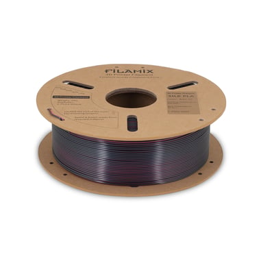 Filamix PLA Silk Magıc Siyah-Kırmızı Filament 1.75mm 1 Kg