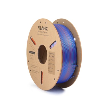 Filamix PLA Silk Mystıc Mavi-Yeşil-Turuncu Filament 1.75mm 1 Kg