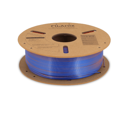 Filamix PLA Silk Mystıc Mavi-Yeşil-Turuncu Filament 1.75mm 1 Kg