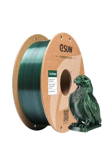 eSun PLA-Silk Magic Siyah Yeşil Filament 1.75mm 1 Kg