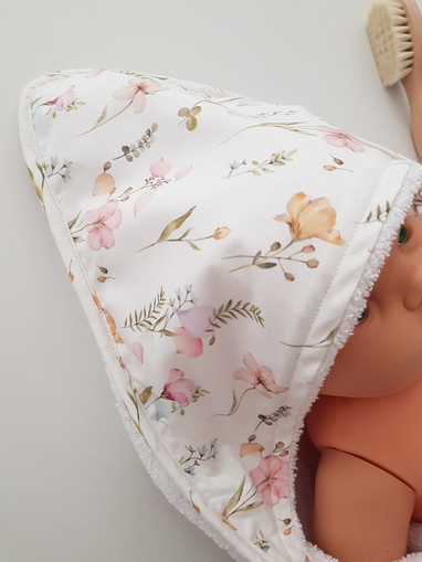 Çeçekli Bebek Havlusu