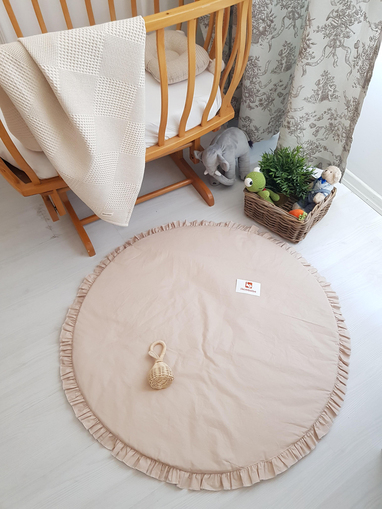 Ekose Bebek Çocuk Oyun Minderi 80cm