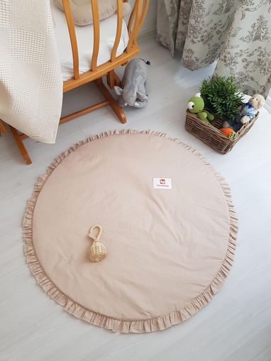 Ekose Bebek Çocuk Oyun Minderi 80cm