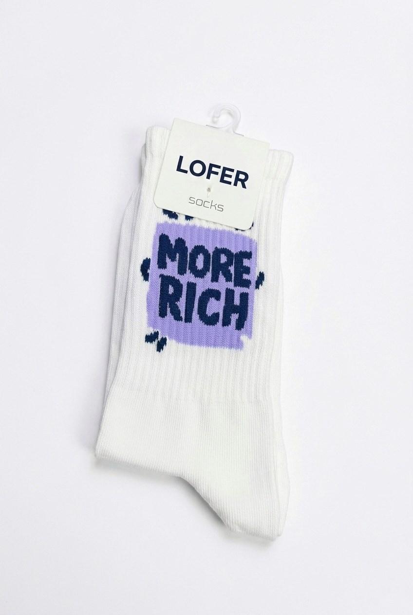 Erkek Yazılı Uzun Çorap – More Rich