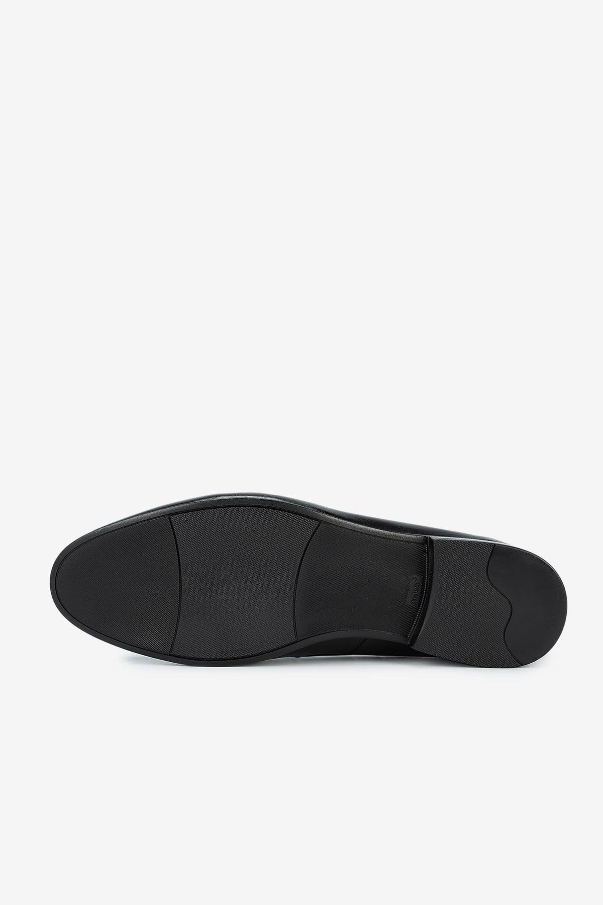 Erkek Deri Püsküllü Klasik Loafer — Siyah · görsel 4