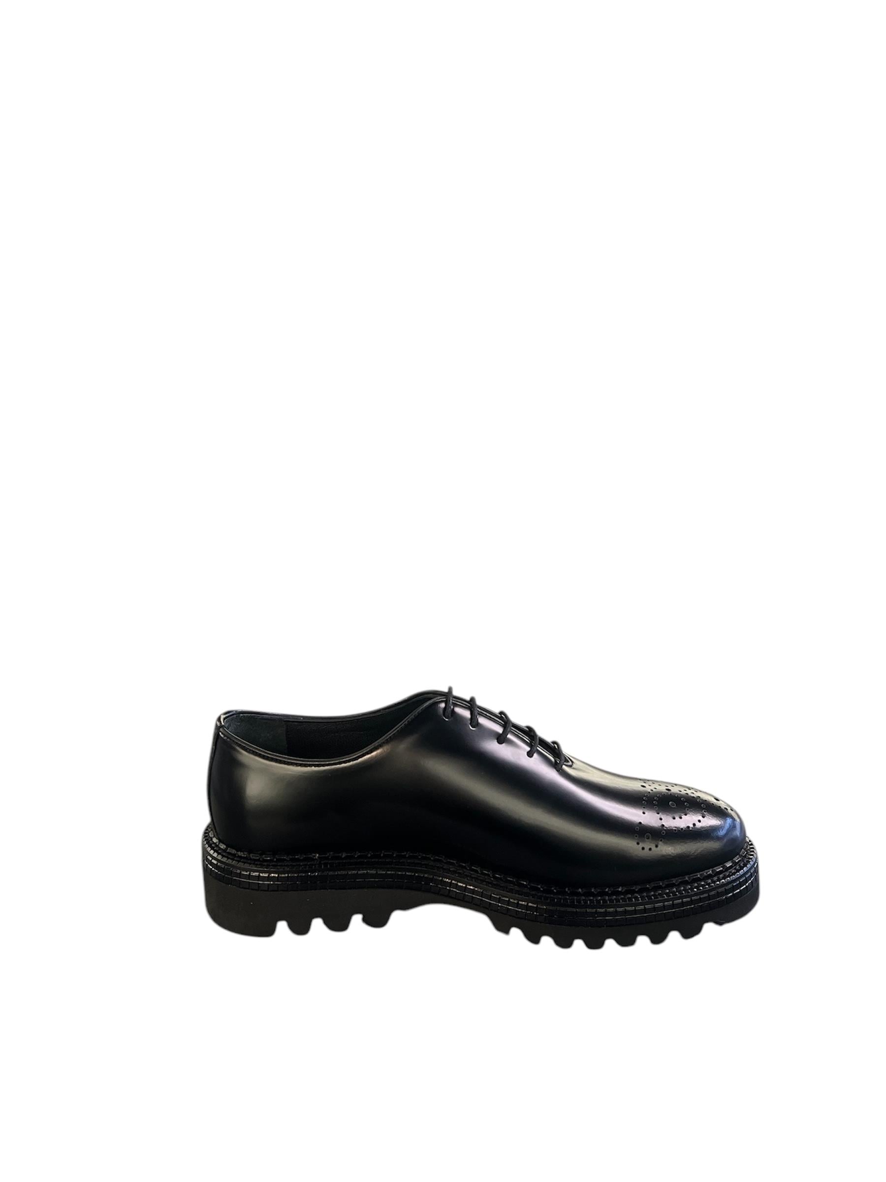 Erkek Açma Deri Kalın Tabanlı Klasik Loafer — Siyah · görsel 2