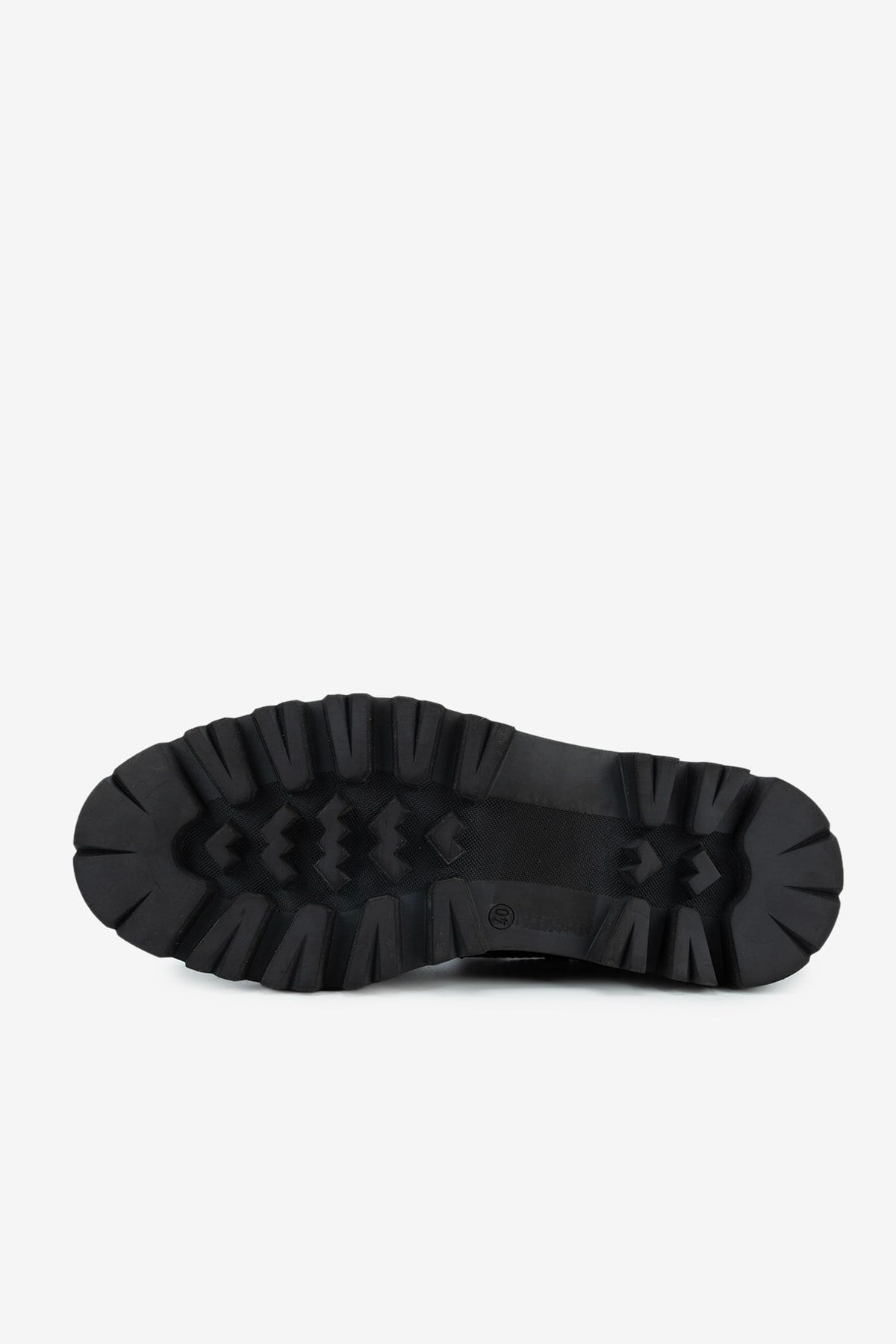 Erkek Deri Kalın Tabanlı Püsküllü Klasik Loafer — Siyah · görsel 4