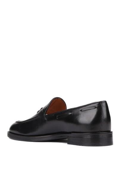Erkek Deri Püsküllü Klasik Loafer — Siyah · görsel 3