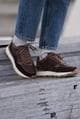 Erkek Deri Retro Sneaker — Kahverengi · görsel 4