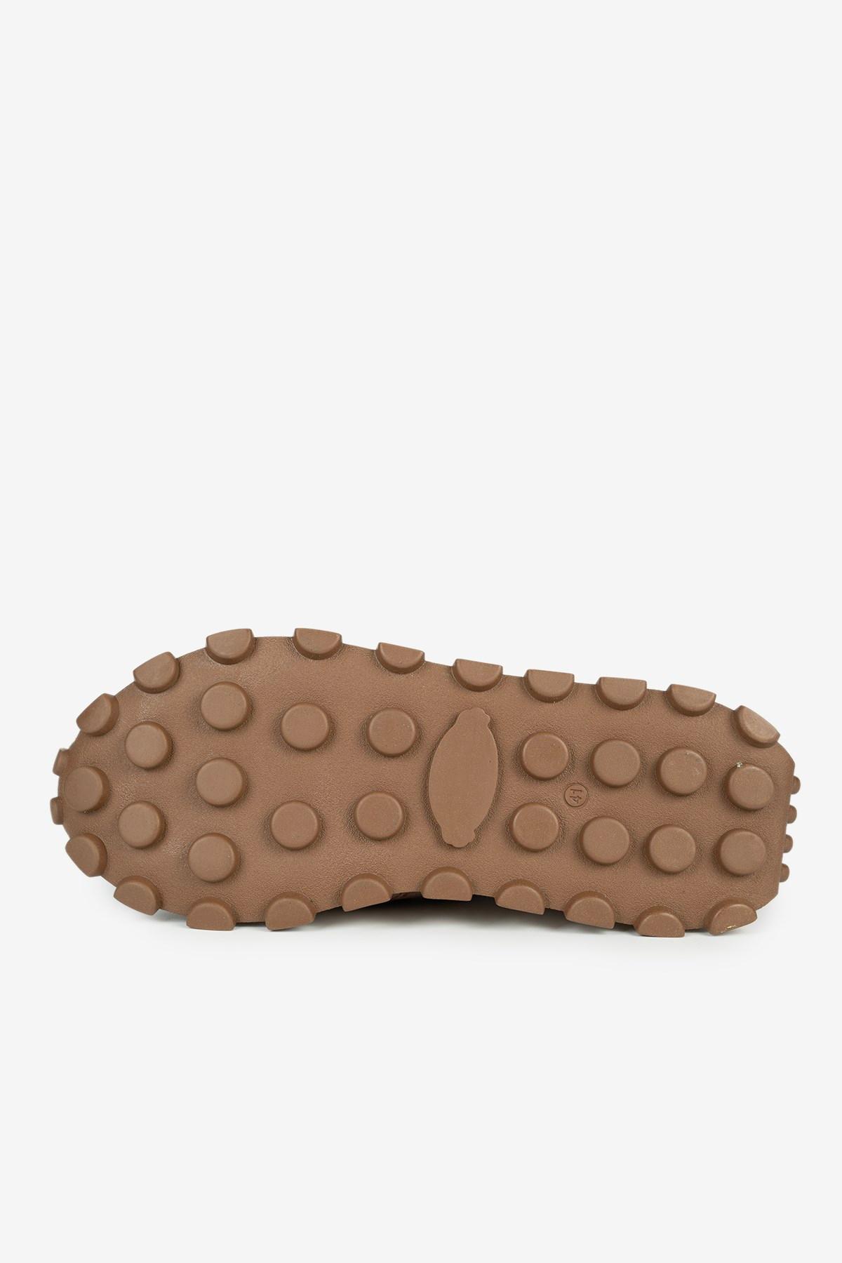 Erkek Süet File Detaylı Eva Tabanlı Sneaker – Vizon · görsel 4