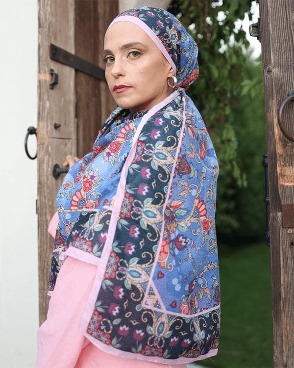 Ay Atlası Silk Nomads Vual İpek Şal