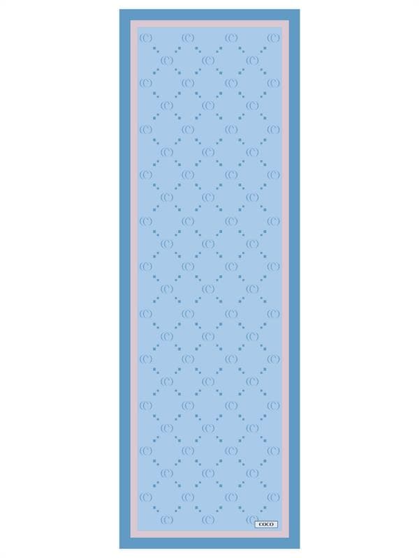 Baby Blue COCO Desen Şal - görsel 4