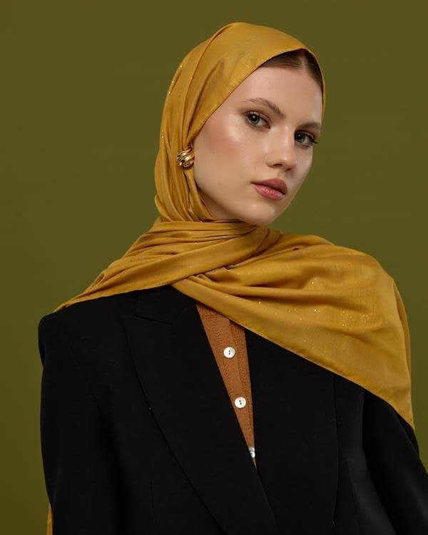 Bal Revanı & Kumral Toprak Hürrem Desen Şal - 48