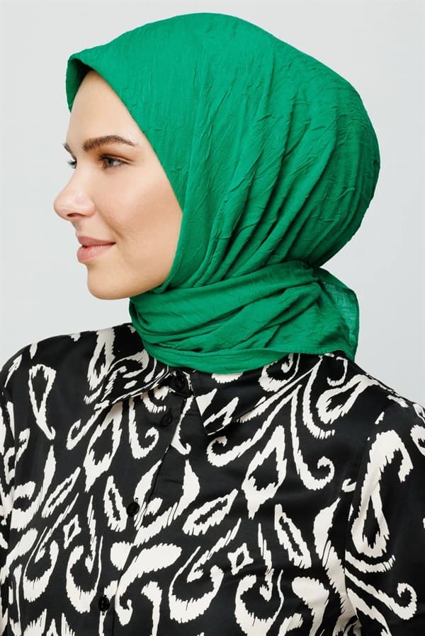 Benetton Yeşili Bambu Eşarp