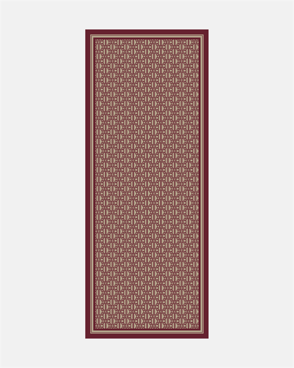 Bordo Signature Vual İpek Şal - görsel 3