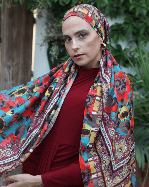 Bozkır Güneşi Silk Nomads Vual İpek Şal