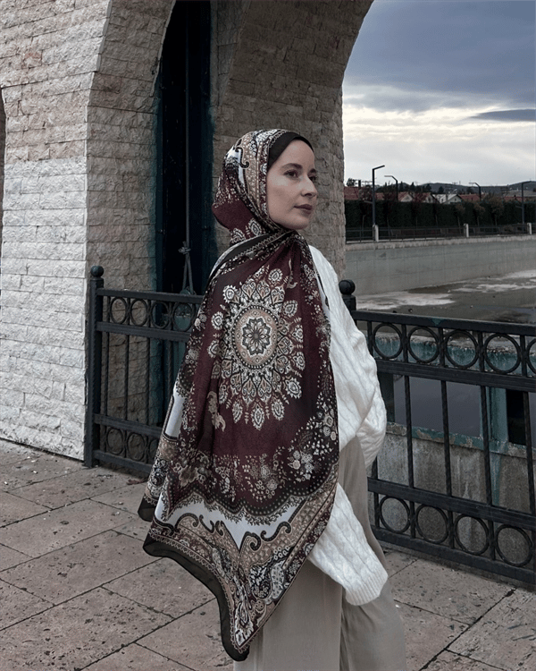 Ceylan Adımı Silk Nomads Vual İpek Şal