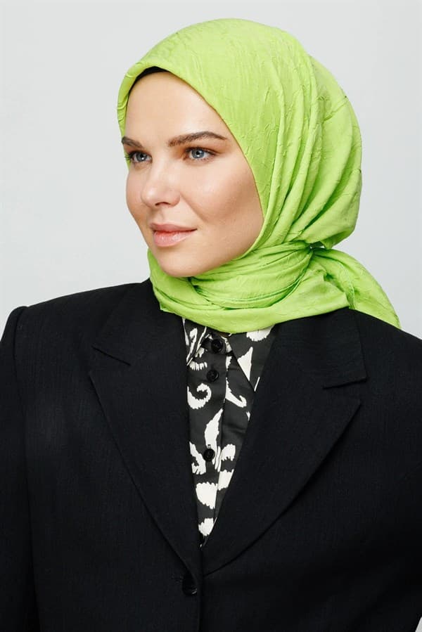 Fıstık Yeşili Bambu Eşarp
