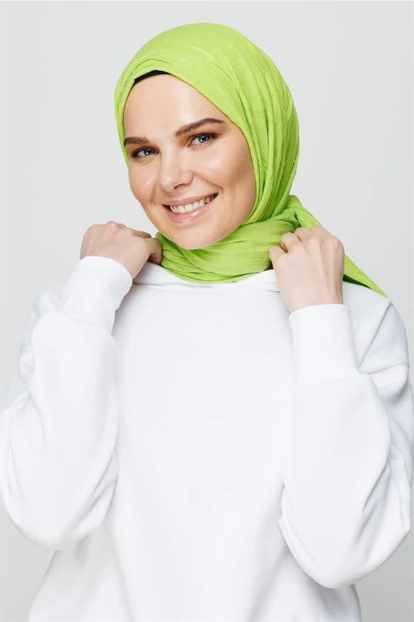 Fıstık Yeşili Bambu Şal
