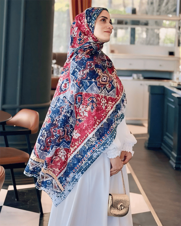 Göçmen Yıldızı Silk Nomads Vual İpek Şal - görsel 4