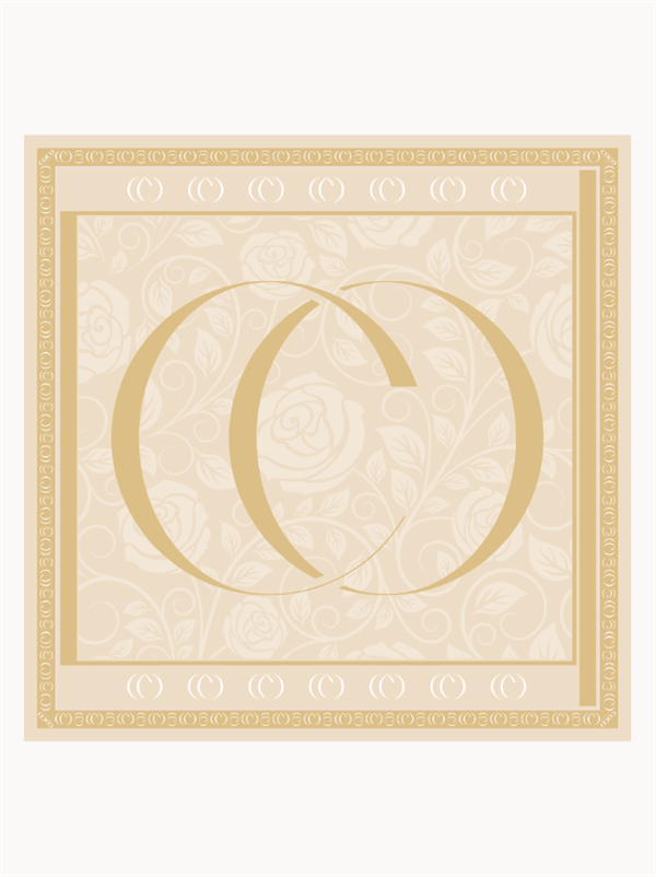 Gold - Vintage Pamuk Eşarp - görsel 4