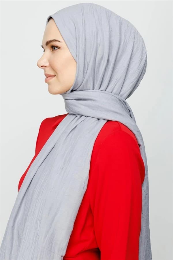Gümüş Bambu Şal - görsel 3