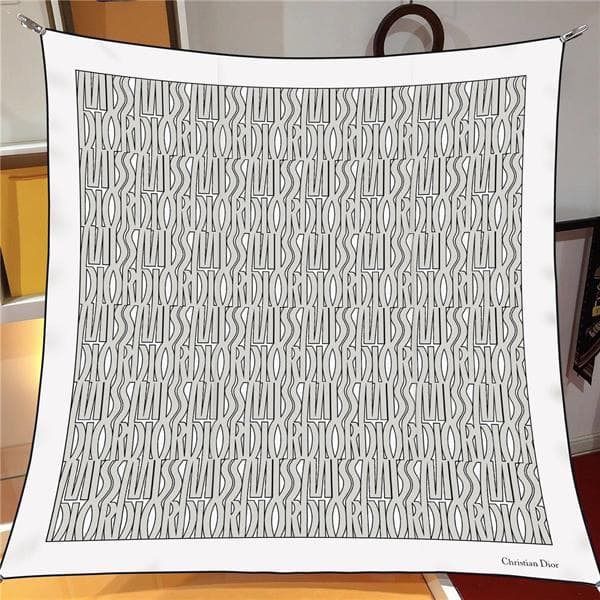 İthal Gri D 2 Desen Twill İpek Eşarp