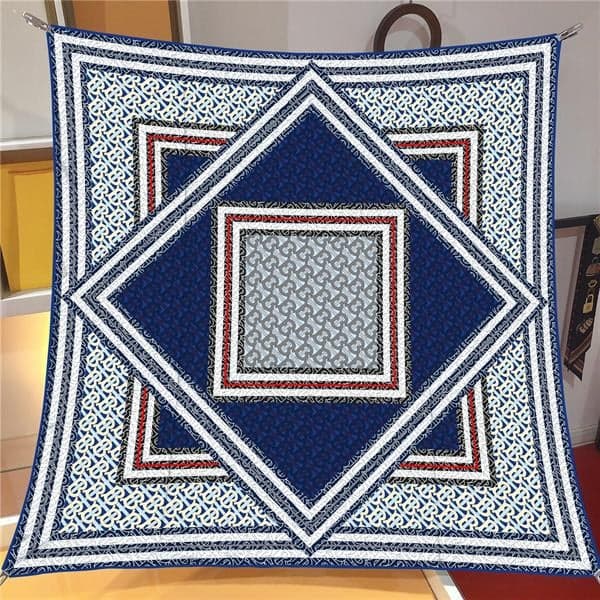 İthal Lacivert B 2 Desen Twill İpek Eşarp