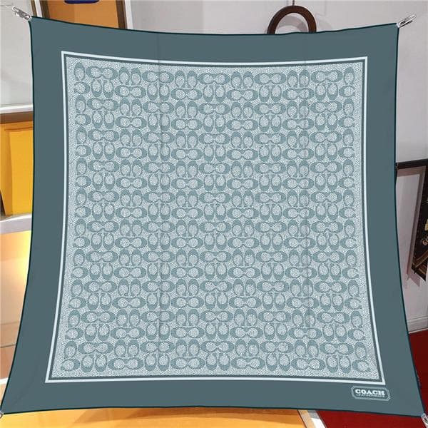 İthal Mint C Desen Twill İpek Eşarp