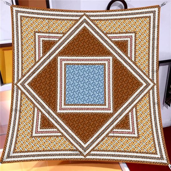 İthal Mocha B 2 Desen Twill İpek Eşarp