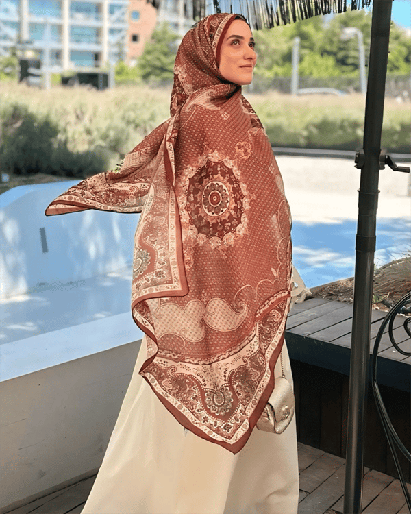 Kevser Pınarı Silk Nomads Vual İpek Şal - görsel 3