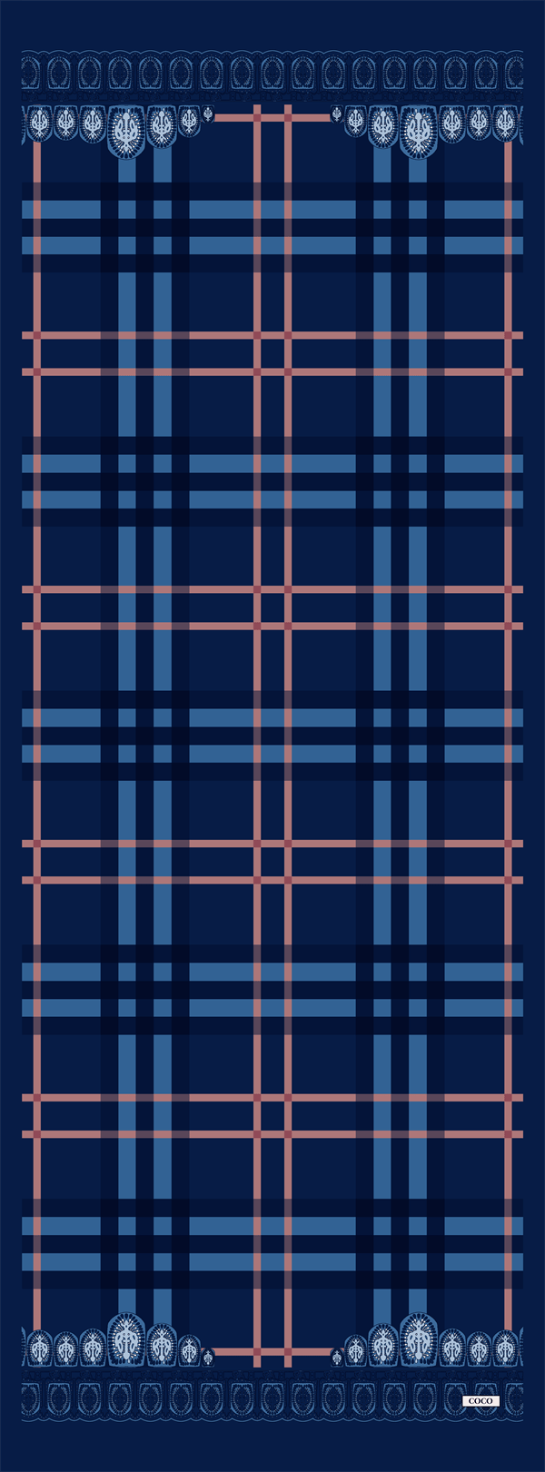 Busenur'un Lacivert Tartan Desen Şal Tercihi - görsel 8