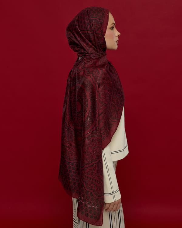 Lav & Nar Bala Hatun Desen Şal - 78 - görsel 5