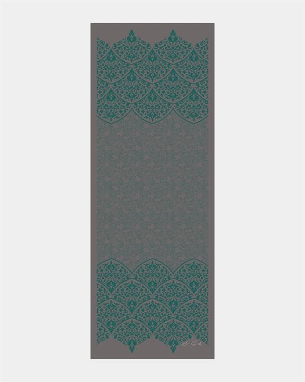Lavanta Çizgisi & Zümrüt Saraylı Desen Şal - 54