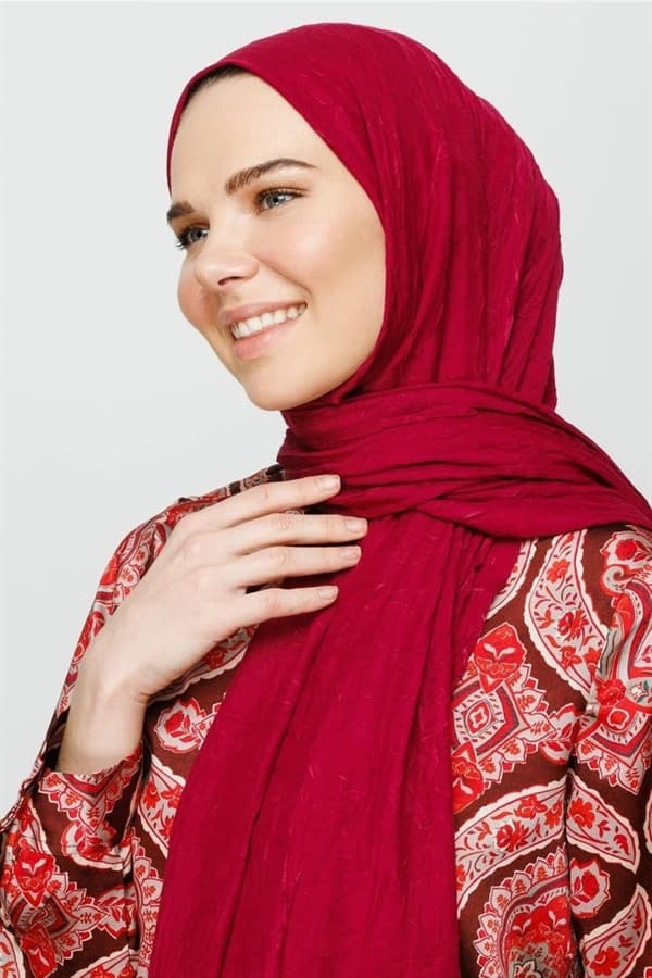 Magenta Bambu Şal - görsel 3