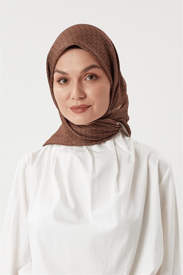 Mocha - Morocco Pamuk Eşarp