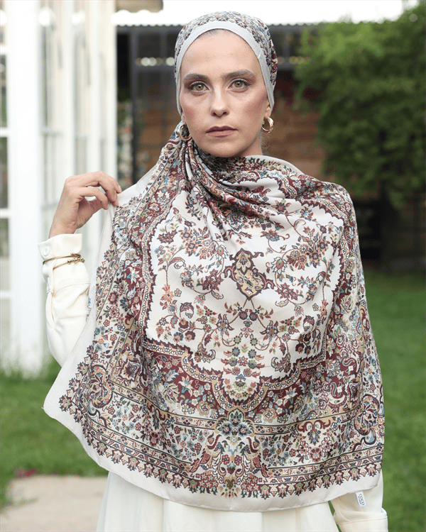 Nomad Ruhu Silk Nomads Vual İpek Şal - görsel 3