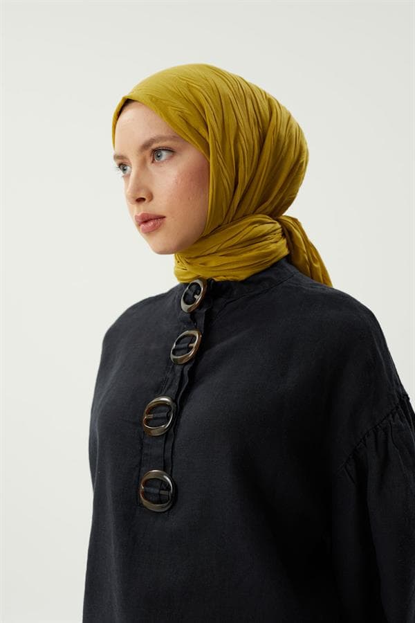 Olive Piliseli Bambu Şal - görsel 3