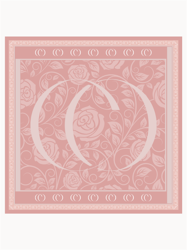 Pastel Pembe - Vintage Pamuk Eşarp - görsel 4