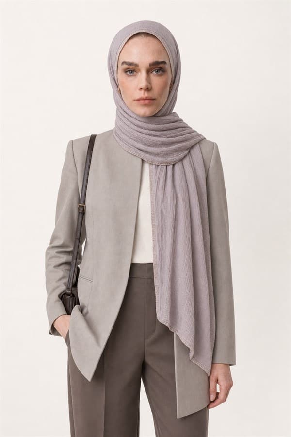 Pudra Müslin Şal