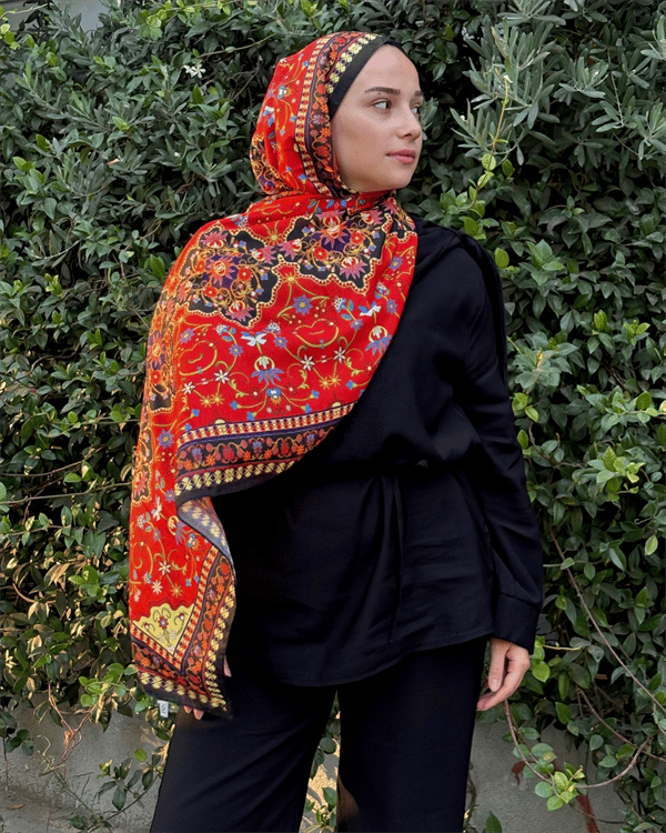Rüzgarın Sesi Silk Nomads Vual İpek Şal
