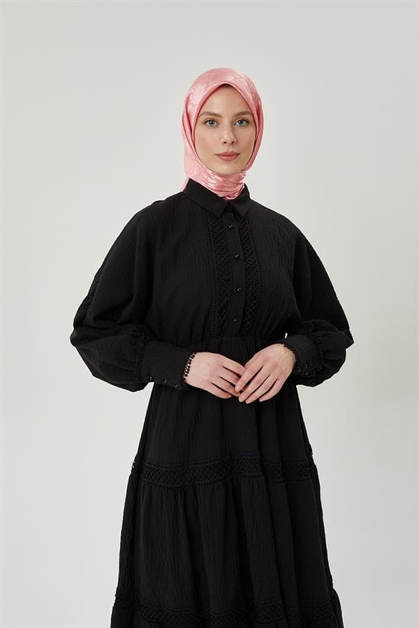 Şeker Pembe G Desen Parlak Jakar Eşarp - görsel 3