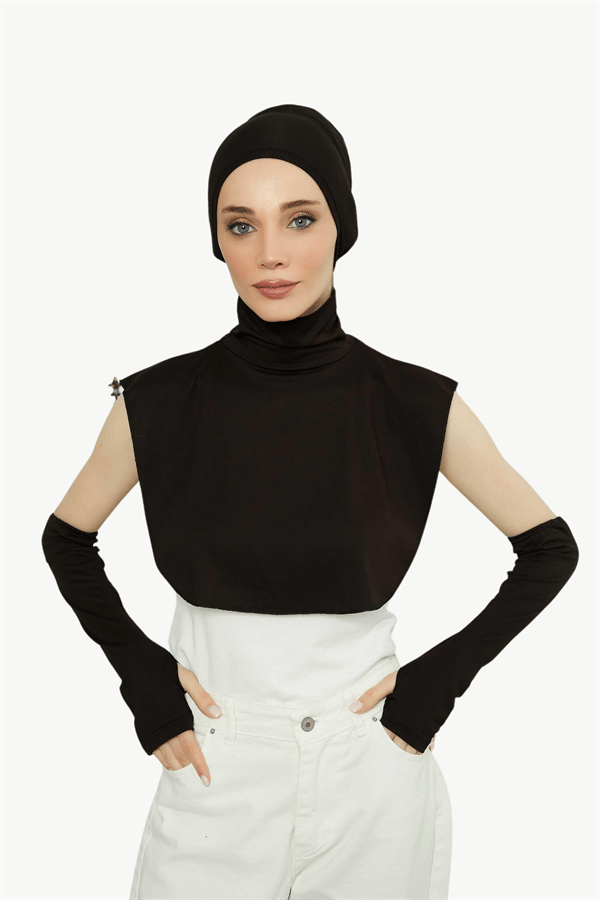 Siyah 3'Lü Set Bone, Kolluk Ve Boyunluk
