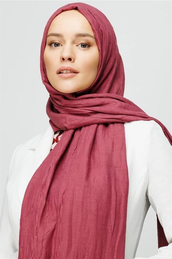 Soft Pembe Bambu Şal
