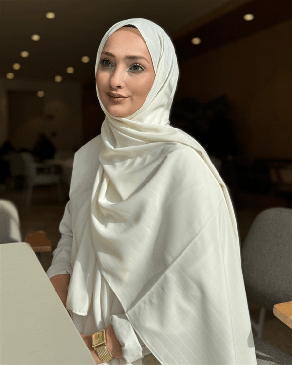 Taş Minima Desen Kore Medine İpeği Şal
