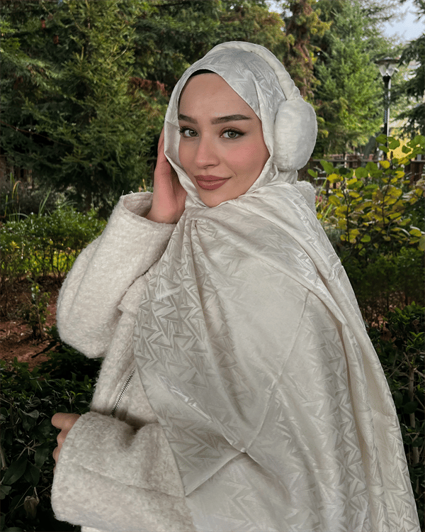 Taş Triya Desen Jakar Şal