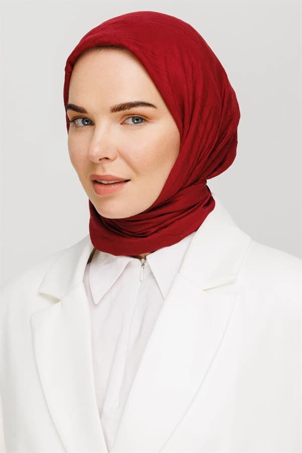 Vişne Çürüğü Bambu Eşarp - görsel 3
