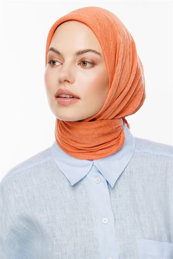 Yavruağzı Bambu Eşarp - görsel 3